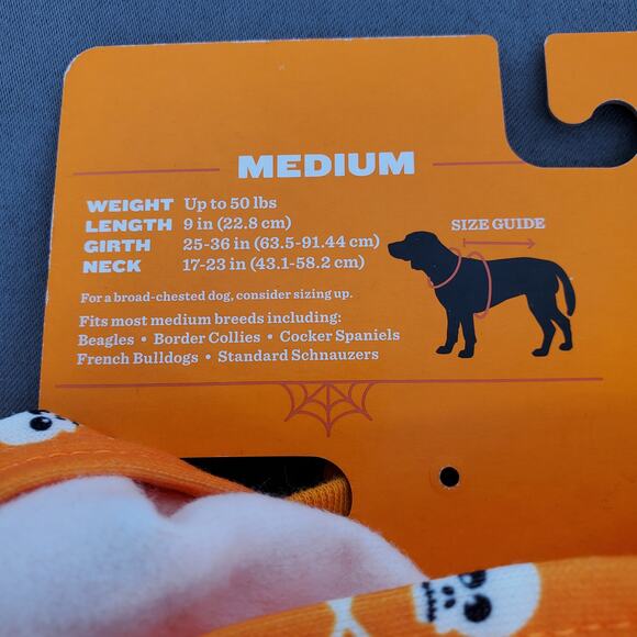 Hyde and Eek Halloween Skull Pet Cropped Hoodie Medium New - Picture 4 of 4